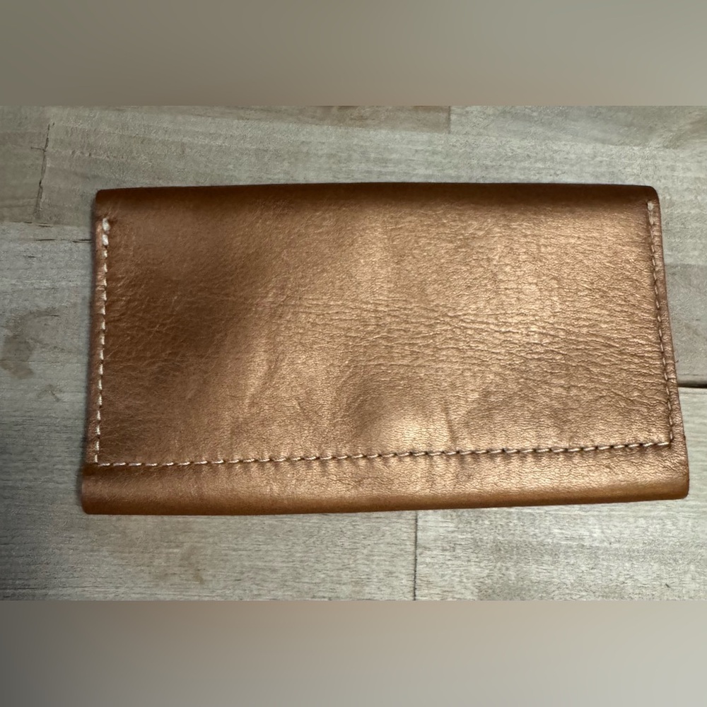 Portland Leather Copper metallic Ranchers Wallet - Picture 7 of 12